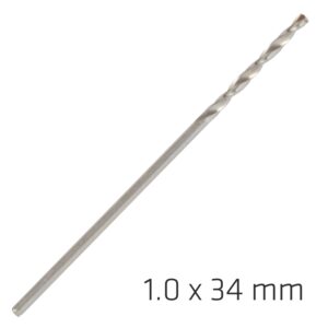 ALPEN PRO HSS 1MM DRILL DIN 338 RN 135 SPLIT POINT PLASTIC WALLET  (1