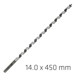 WOOD AUGER DRILL BIT 14 X 450MM
