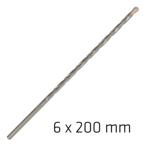 MASONRY BIT LONG LIFE 6 X 200MM