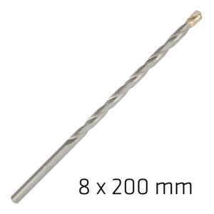 MASONRY BIT LONG LIFE 8 X 200MM