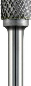 TC ROTARY BURR 12MM CYL CW FRONT CUT FOR HARD METALS