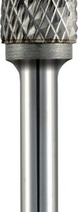 TC ROTARY BURR 6MM ARC ROUND NOSE FOR HARD METALS