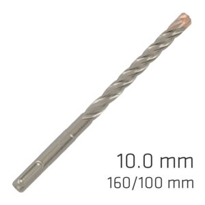 FORCE X 10.0 x 160/100 SDS-PLUS REBAR DRILL BIT X4 CUTTING EDGES
