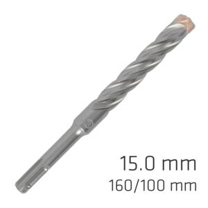 FORCE X 15.0 x160/100 SDS-PLUS REBAR DRILL BIT X4 CUTTING EDGES