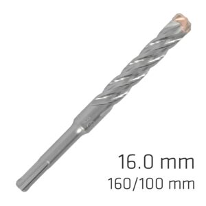 FORCE X 16.0 x160/100 SDS-PLUS REBAR DRILL BIT X4 CUTTING EDGES