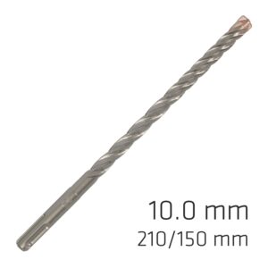 FORCE X 10.0 x 210/150 SDS-PLUS REBAR DRILL BIT X4 CUTTING EDGES