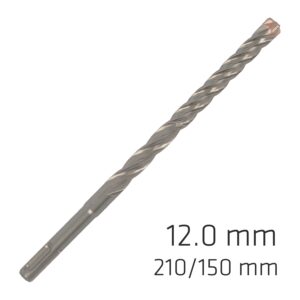 FORCE X 12.0 x 210/150 SDS-PLUS REBAR DRILL BIT X4 CUTTING EDGES