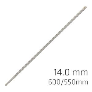 FORCE X 14.0 x 600/550 SDS-PLUS REBAR DRILL BIT X4 CUTTING EDGES