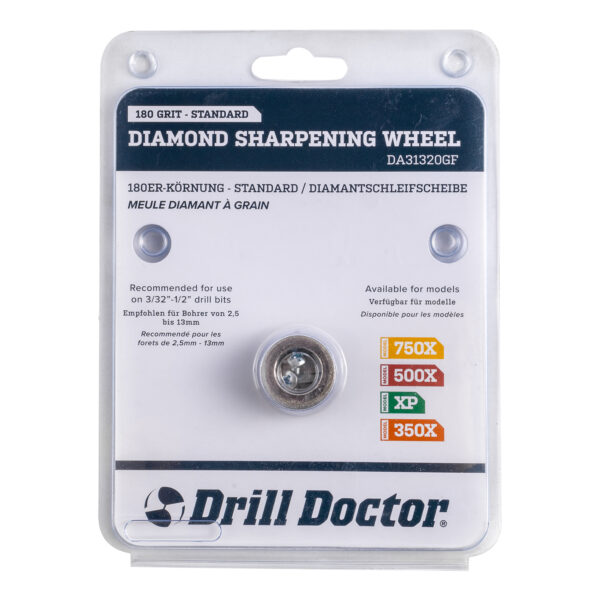 180 GRIT STD DIAM. WHEEL FOR XP/500X/750X 2.5MM-13MM DRILLS PP31322KF