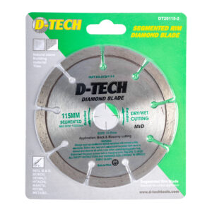 DIAMOND BLADE SEGMENTED MID. 115X22,23MM SCREED/BRICK/MASONRY
