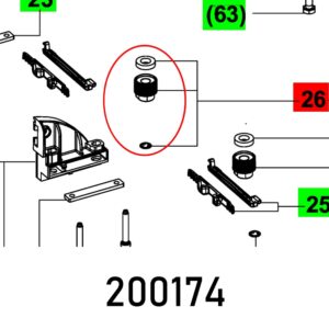 ADJUSTING WHEEL TS 55-TSC 55
