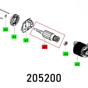 ARMATURE 230V CS 50 EB