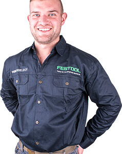 FESTOOL MENS LONG SLEEVED SHIRT NAVY BLUE 2XL