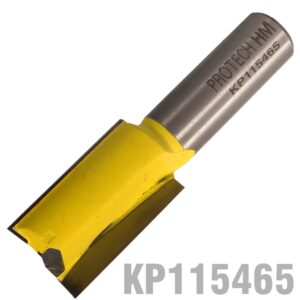 STRAIGHT BIT 3/4'(19MM) X 1 1/4'(31.8MM) CUT 2 FLUTE W/BOTTOM CUT 1/2'