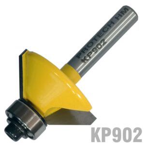CHAMFER BIT TCT 45° 1  3/16' X 1/2' X 1/4' SHANK