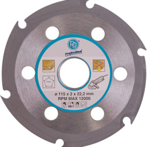 BLADE 6 TEETH 115MM FOR WOOD ON ANGLE GRINDER
