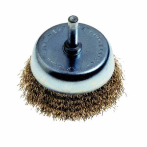 50 X 6MM BRASS WIRE CUP BRUSH