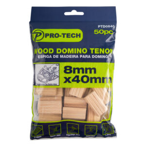 DOMINO TENON 8X40MM 50PC PACK BEECH WOOD