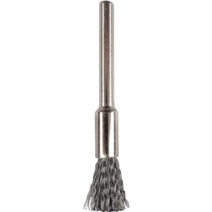 MINI CARBON STEEL BRUSH 5.0MM END 2.4MM SHANK